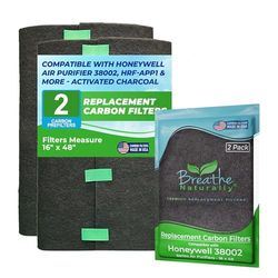 HRF-APP1 Filter A+ Carbon Filter (2 Pack) Compatible Carbon Filters for Honeywell Air Purifiers - 38002