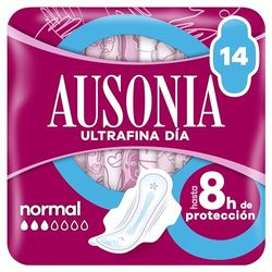 AUSONIA - Compresas con Normal Alas, 14 Unidades