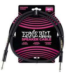 Ernie Ball Câble de haut-parleur, connecteur droit, 91,4 cm