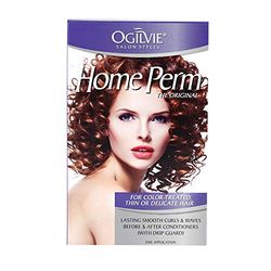 Ogilvie Kit de permanente The Original Home Perm - Pour cheveux colorés - Boucles et ondulations de longue durée