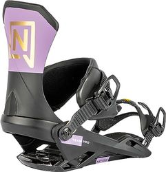 Nitro dam team 24 All Mountain Freestyle professionell bindning snowboardbindning, PRO lila-svart-guld, M
