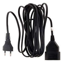 Rallonge domestique 5m - 1380W 6A - noir - Zenitech