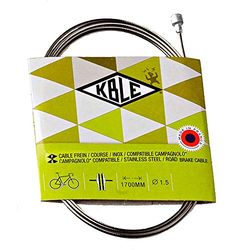 Transfil Campagnolo rostfritt stål bromstråd, 160 cm, unisex, Campagnolo rostfritt stål