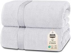 Utopia Towels - Telo da bagno Jumbo di alta qualità (90 x 180 cm, 2 pezzi) - 100% cotone filato ad anello, altamente assorbente e ad asciugatura rapida, telo da bagno extra large - asciugamano super