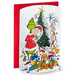 Hallmark Grinch Boxed Kerstkaarten, Vrolijk Grinchmas Papier Craft (8 Displayable Pop Up Kaarten en Enveloppen)