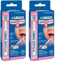 Urgo - Filmogel Dentilia - Premières Dents - Apaise les Gencives A base d'ingrédients d'origine Naturelle -, Bleu, 10 ml (Lot de 2)