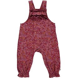 Müsli by Green Cotton Baby Girls Petit Blossom Spencer en Peutersleepers, Fig/Boysenberry/Berry rood, 68, Fig/Boysenberry/Berry Red, 68 cm