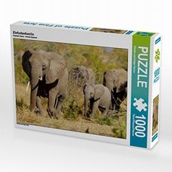 CALVENDO Puzzle Famille d'éléphants 1000 Pieces 64 x 48 cm from Kirsten Karius