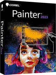 Corel Painter 2023 | Digital Painting Software | Illustration, Concept, Photo, and Fine Art | Perpetual license | 1 Device | PC/MAC | Code [Delivery]