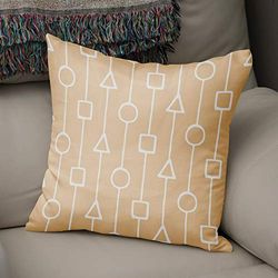 BonaMaison Fundas para Cojínes, Naranja y Blanco Roto Funda de Almohada Elegante y Suave para Sofá Coche Moderna Decoración del Hogar Habitación, 50x50 Cm - Diseñado y Fabricado en Turquía