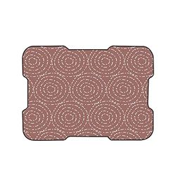 Bonamaison, Digitale bedrukte muismat, antislip onderkant, voor kantoor en thuis, afmetingen: 22x18 cm