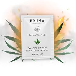 Lubricantes y geles marca BRUMA BRUMA - GEL DESLIZANTE CON ACEITE DE SEMILLA EFECTO CALOR SABOR CANNABIS 6 ML