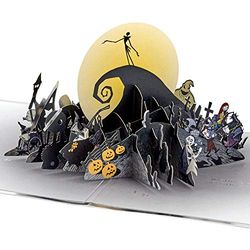 Hallmark Signature Paper Wonder Nightmare Before Christmas pop-up verjaardagskaart, kerstkaart (Happy Nightmares)