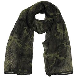 MFH Mesh sjaal camouflage sjaal 190 x 90 cm sjaal halsdoek hoofddoek camouflage, M 95 Cz Tarn, XXL