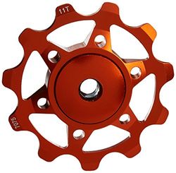 XLC Schaltwerkpully Pu-a02, Deragliatore Posteriore Unisex-Adulto, Arancione, 5x5x5cm