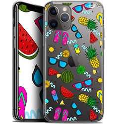 Caseink Fodral för Apple iPhone 11 Pro Max (6.5) Gel HD [tryckt i Frankrike - iPhone 11 Pro Max fodral - mjukt - stötskyddat ] Summers