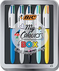 BIC - Etui met 4 balpennen, 4 kleuren, collectie box -5% in boeken