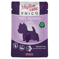 Migliorcane Unico paté 100% Lamb - Dog Food - Wet Single Serve - 100g