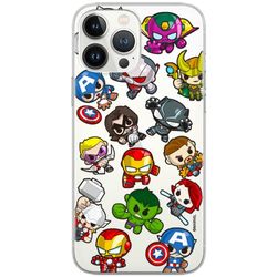 ERT GROUP mobiltelefonfodral för Apple Iphone 5/5S/SE originalt och officiellt licensierat Marvel mönster Avengers 024 Vit optimalt anpassad till formen på mobiltelefonen, gedeeltelijk transparant