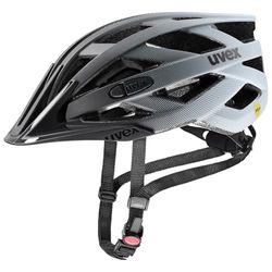 uvex i-vo cc MIPS - lichte allround helm voor dames en heren - MIPS-systeem - uitbreidbaar met LED-verlichting - black-cloud matt - 56-60 cm