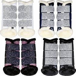 HKM Sparkle Slobkousen/Voetkappen Lavendel S