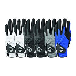 Zero Friction herr komprimering vänster hand universell passform golfhandske 6-pack, en storlek, flerfärgad, (AC30 000)