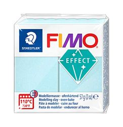 FIMO 8020-306 - Pasta de modelar, color translúcido perla, Blue Ice Quartz, 1 Pack