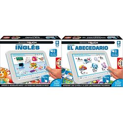 Educa EducaTouch Junior Aprendo Inglés, con Voz y Sonido Juego Educativo para niños, a Partir de 4 años (15438) + Educatouch Junior Aprendo El Abecedario, con Voz y Sonido Juego Educativo