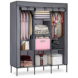 Massido Armoire, Graphite, 45x135x175