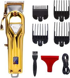 USB Tondeuse Cheveux Hommes, Professionnelle Tondeuse à Cheveux Barbe avec 4 Peigne de Guidage Sans Fil, Tondeuses Cheveux Kit pour homme et usage domestique avec USB Rechargeable pour Homme