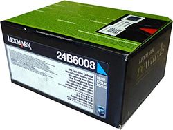 Lexmark 24B6008 - Tóner láser para XC2132, color cian