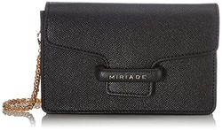 Miriade, Bolso de mano para Mujer, negro, Einheitsgröße