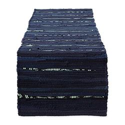 DII 100 % algodão diário pode ser lavado na máquina. Chindi pano individuais toalhas de mesa, 13 por 19 polegadas, castanho, conjunto de 6