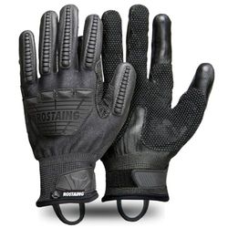 ROSTAING Guanti tattici OPSB+ – Coppia di guanti di intervento rinforzati, ideali per attività di softair, paintball e caccia, compatibili con touch screen, anti taglio e protezione degli urti