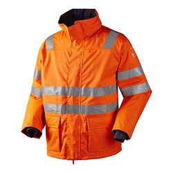 J.A.K. 121360704 serie 12136 98% Oxford nylon 300D/2% negastat högpresterande parka, orange, XL storlek