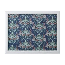 Creative Tops Floral Print Lap Tablet avec Coussin, Pouf Rembourré, Portable Lap Desk, Bureau Laptop Tablet 44cm x 34cm x 6cm