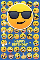 JoyPixels Zonnebril Gezicht Emoji Gelukkige Verjaardagskaart