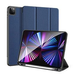 Hoes voor iPad Pro 11 2021/2020, robuuste stootvaste full-body beschermhoes voor de iPad Pro 11 inch (3e generatie 2e generatie), auto slaap/ontwaak, blauw