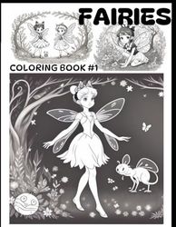 COLORING FAIRIES BOOK: LIVRE DE COLORIAGE SUR LES FEES