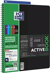 Oxford Student Spiral notebook connected SOS Notes 210 x 297 mm 160 pages - Color Random