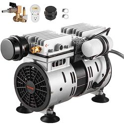 VEVOR Napowietrzacz do stawu, moc 550 W, 5,2 CFM na maks. 3 akry 15 m jeziora, zestaw do napowietrzania stawu wraz z kompresorem, timerem i zaworami, sprężarka powietrza do cyrkulacji tlenu w