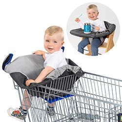 rPET HygiëneCover Beschermhoes voor winkelwagentjes en hoge stoelen, waterdicht, machinewasbaar, compact en duurzaam