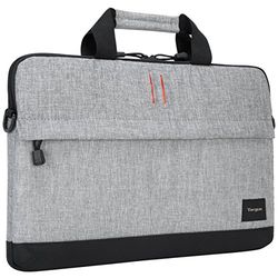 Targus TSS63204CA 15.6" Maletín Negro, Gris maletines para portátil - Funda (39,6 cm (15.6"), Maletín, Negro, Gris, Poliéster, 393,7 mm, 44,5 mm)