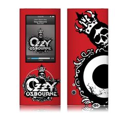 MusicSkins MS-OZZY10039 - Skin para Apple iPod Nano 5G, Rojo