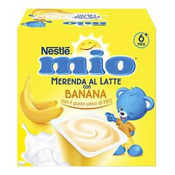 Nestlé Mio Merenda al Latte, 4 x 100g, 1