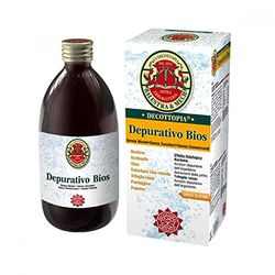 Gianluca Mech | Decottopia Depurativo Bios Integratori Alimentari Keto, Azione Detox, Vegan, Con Bardana e Rabarbaro Cinese, 500 ml