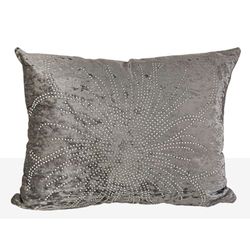 Romimex Cojín Plateado 30 x 40 x 10 cm - Marca EAN: 8435547200170