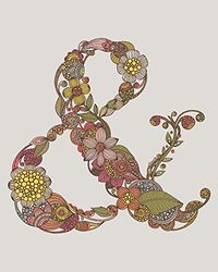 Valentina Ramos Ampersand 40 x 50 cm kanvastryck polyester, flerfärgad, 40 x 50 x 3,2 cm