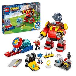 LEGO 76993 Sonic the Hedgehog Sonic vs. Dr. Eggmans eirobot Speelgoed voor Kinderen met Sonics Snelheidsbol Plus 6 Figuren, Cadeau voor Jongens en Meisjes vanaf 8 Jaar