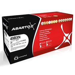 ASARTO Q5949X Toner compatibile con HP Laserjet 1320 HP Laserjet 1320n HP Laserjet 1320nw HP Laserjet 1320tn, 6500 S, Nero